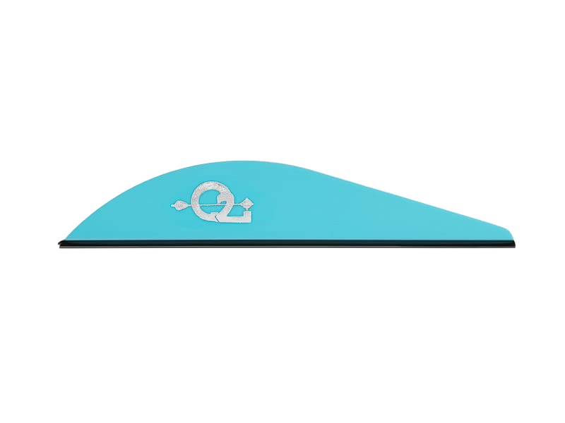 Q2i VANES 3-D Griff-X 2.3" Teal 100 Pk