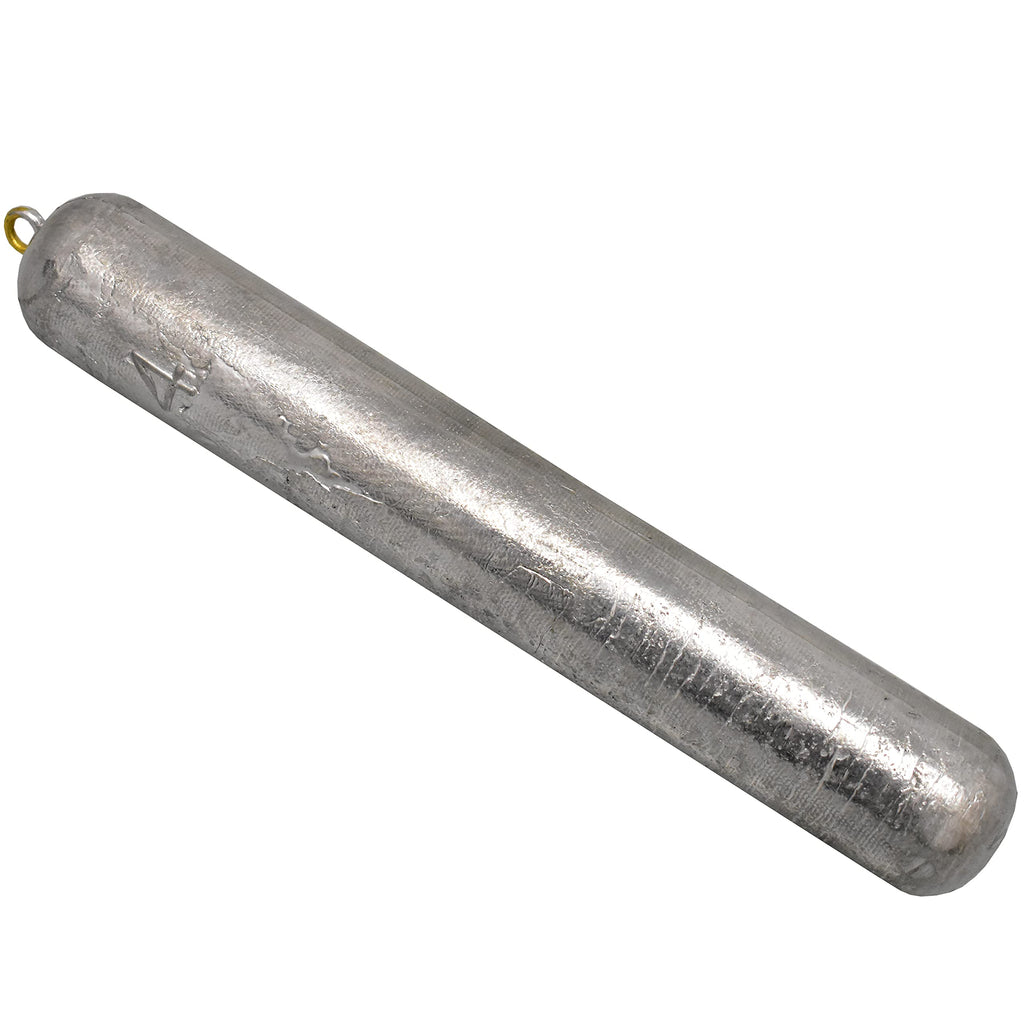 Deep Drop Weights - Offshore Fishing (Uncoated, 4 lbs)