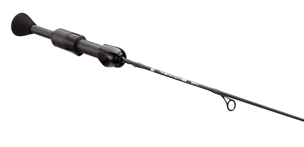 13 Fishing - The Snitch Pro - Ice Fishing Rods - Flex-Core Quick Action Tip, Bla