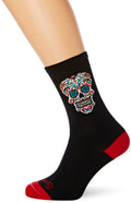 SockGuy Crew El Dia Socks - 6 inch, Black, Large/X-Large