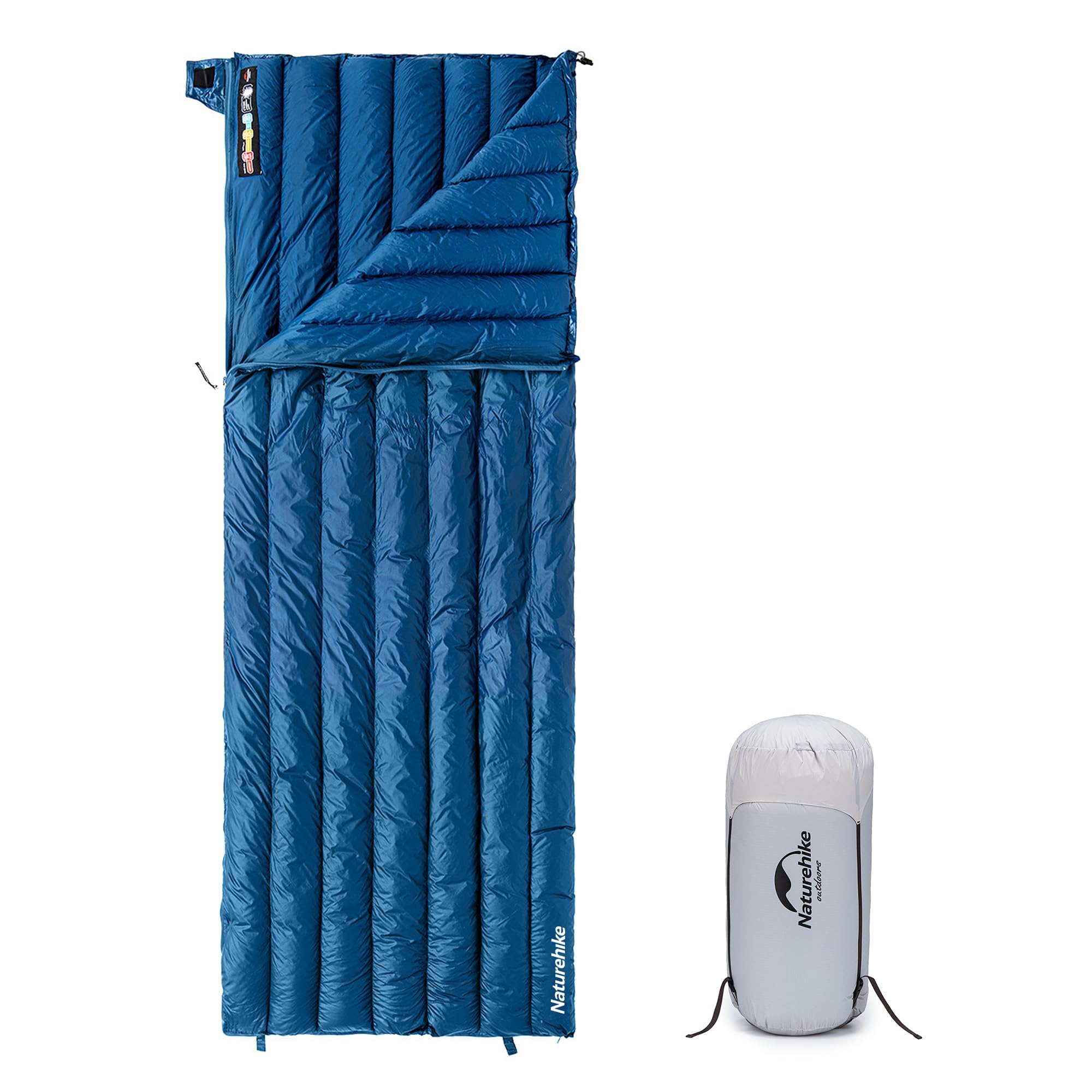 Naturehike 1.25lbs Ultralight Sleeping Bag, 800 Fill Power Goose Down Sleeping B