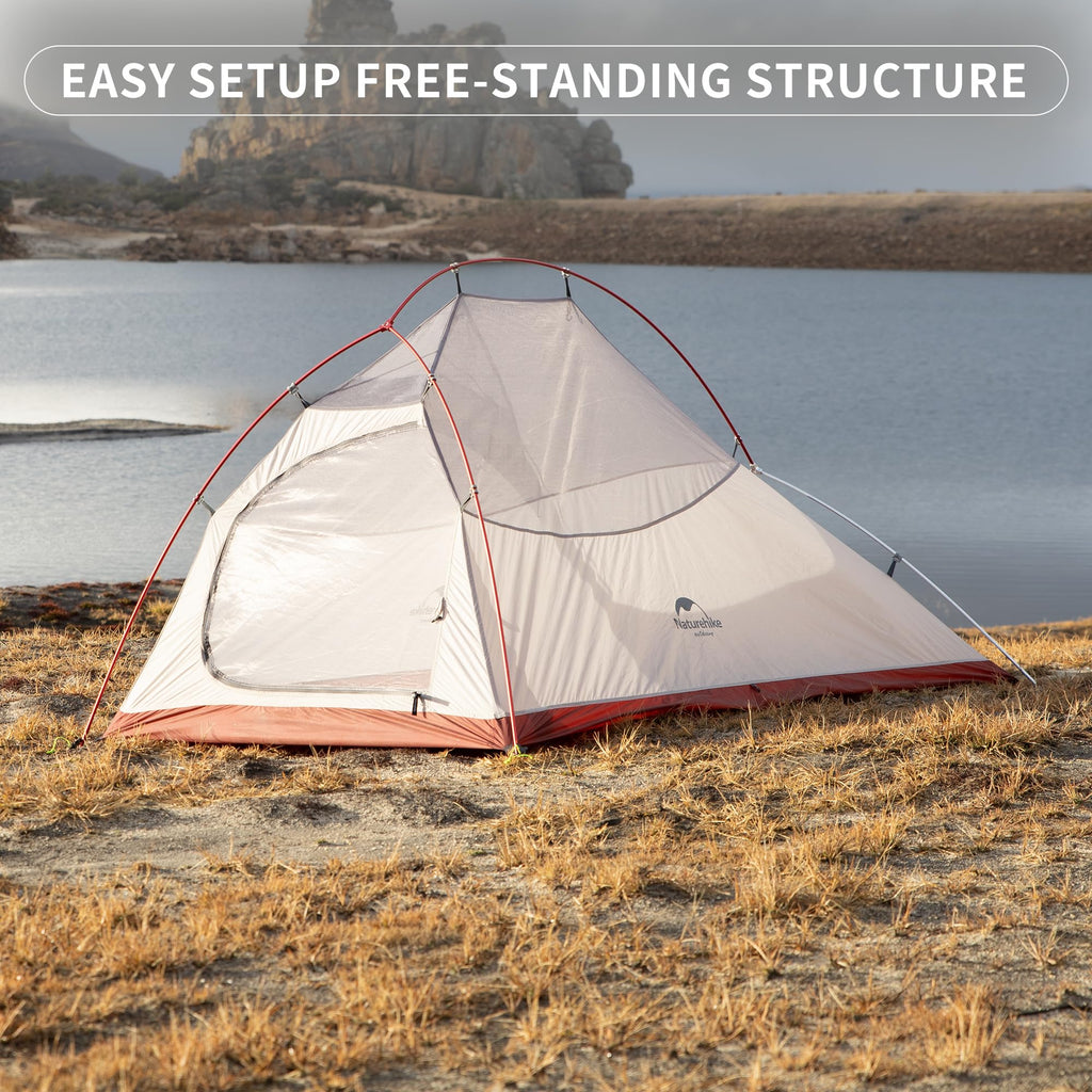 Naturehike Cloud-Up 2 Person Tent Lightweight Backpacking Tent with Footprint -, view 7