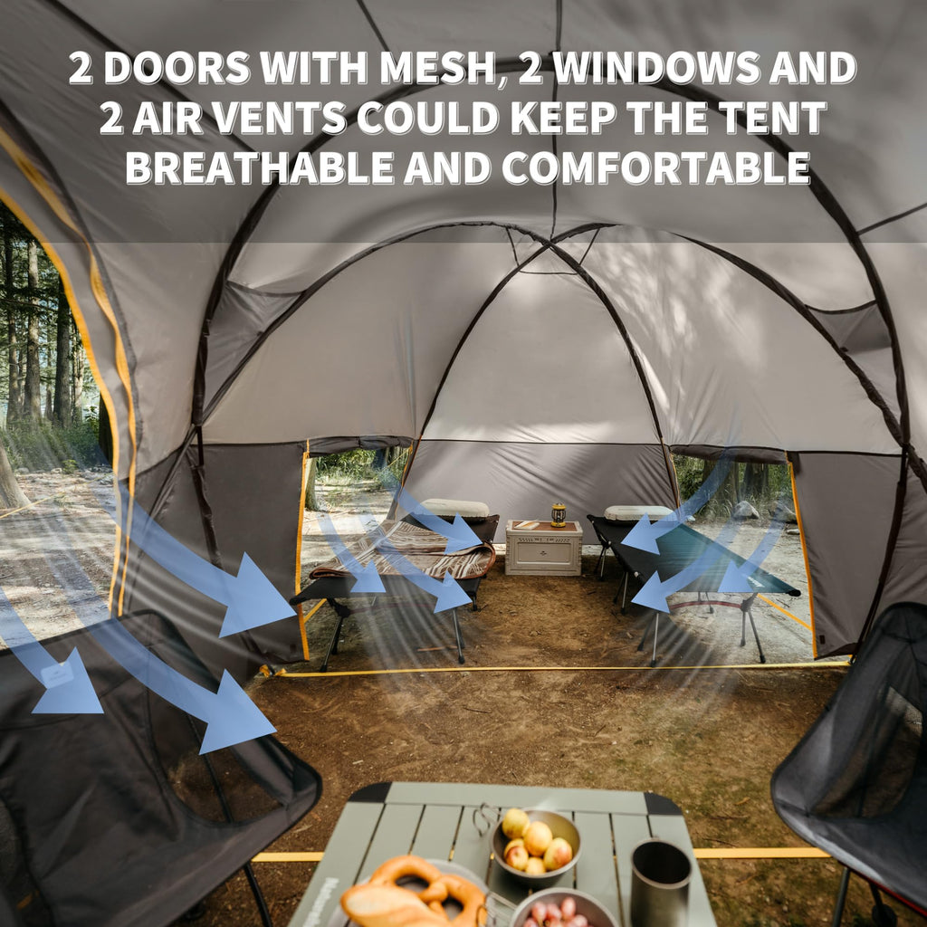 Naturehike Massif Hot Tent with Stove Jack, 4 Season Tent, 1/2/4/6 Person Campin, view 4