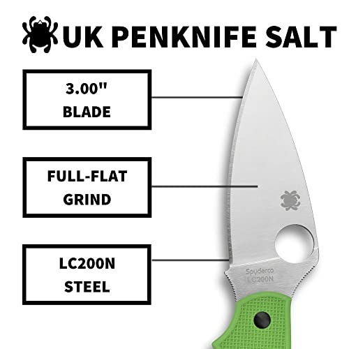 Spyderco UK Penknife Pocket Knife with LC200N Stainless