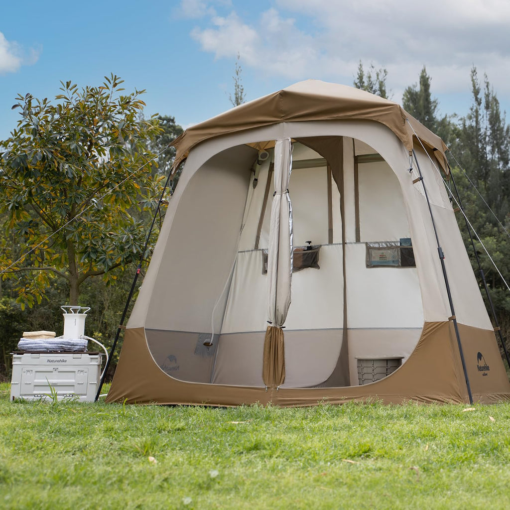 Naturehike Wet Dry Separation Pop Up Privacy Shower Tent Portable Toilet Outdoor, view 6