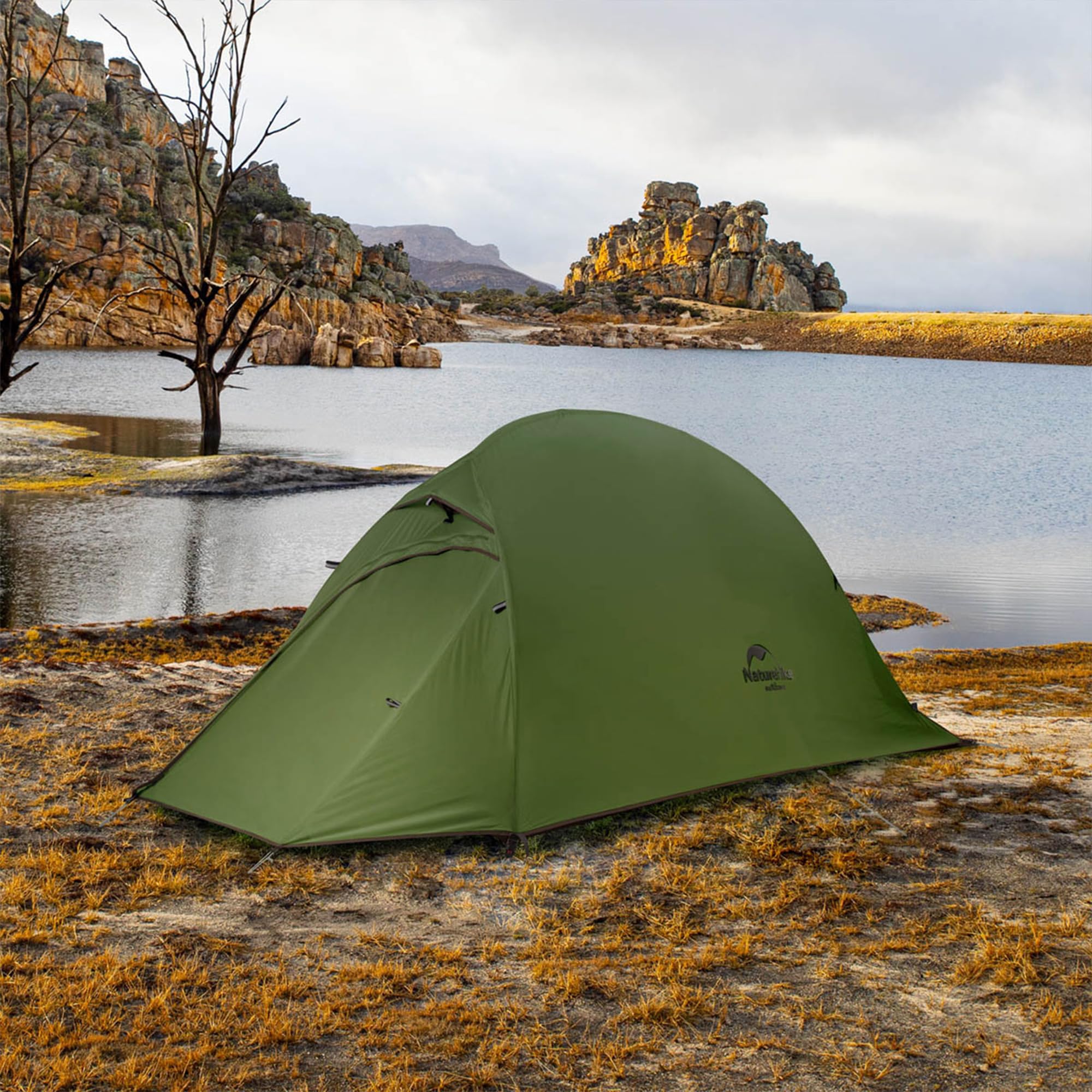 Naturehike Cloud-Up 1 Person Tent Lightweight Backpacking Tent for One Man, Wate