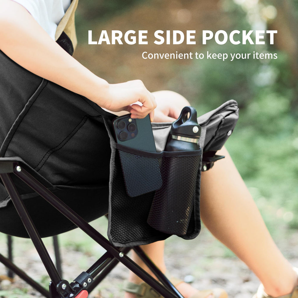 Naturehike Seastar Padded Camping Chair, Oversized 2-Position Adjustable Folding, view 7