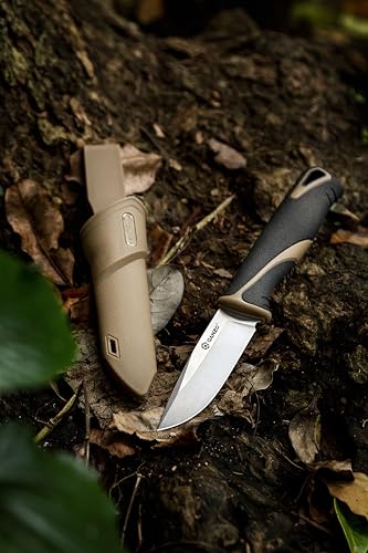 Ganzo G807-DY Fixed Blade Knife Razor Sharp 9CR14 Stainless