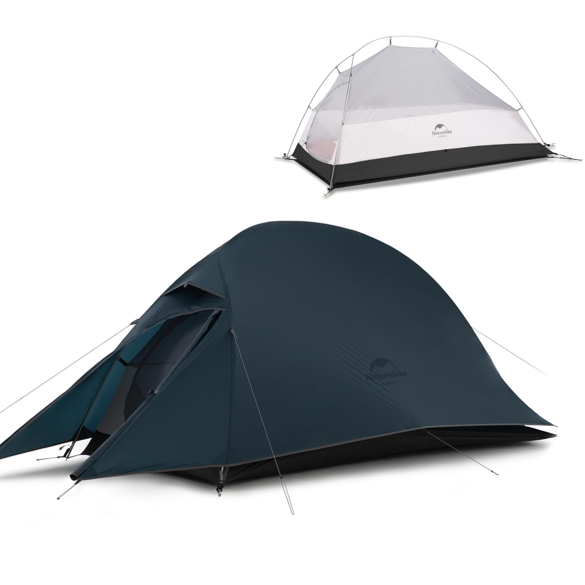 Naturehike Cloud-Up 1 Person Lightweight Backpacking Tent with Footprint - Dome