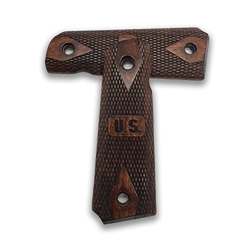 Zib Grips 1911 Original Series US Logo Wooden 1911 Grips