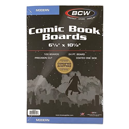 CW Current Comic Bags and Modern Backing Boards - 100 ct