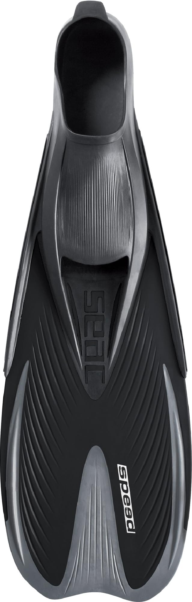 Seac Speed Snorkeling Fins - Black, 42/43, view 2