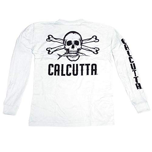 Calcutta Men’s Original Logo Long Sleeve T-Shirt, Chili, Small