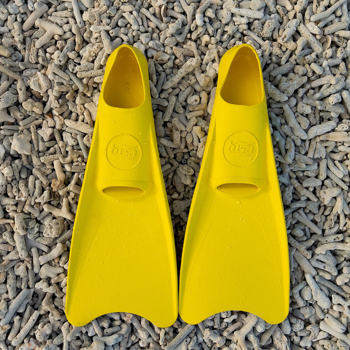 TUSA Sport Full Foot Rubber Snorkeling Fin, Small (5-7), Black (UF-1202 BK S)