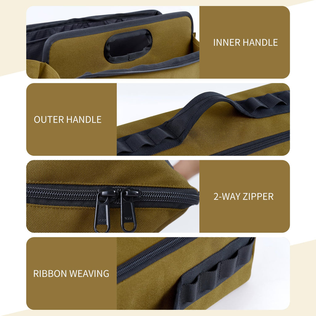 Naturehike Folding Tool Bag, Multifunctional Tool Storage Bag, Zippered Duffel B, view 6
