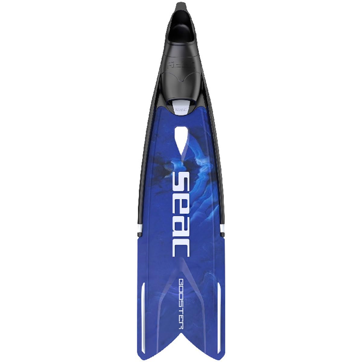 Seac Booster Freedive Fins - Blue Camouflage, 6.5-7