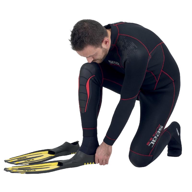 Seac Fuga, Diving Fins for Scuba Diving, Snorkelling and Apnea with Foot Pocket,, view 4