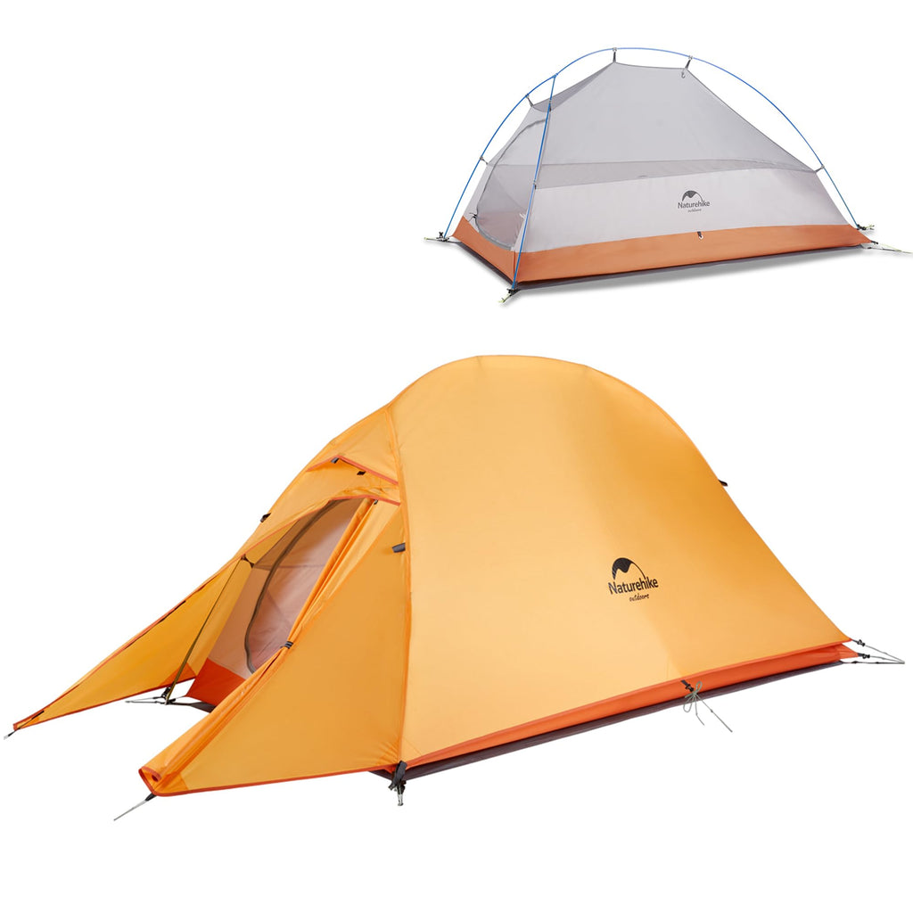 Naturehike Cloud-Up 1 Person Tent Lightweight Backpacking Tent for One Man, Wate