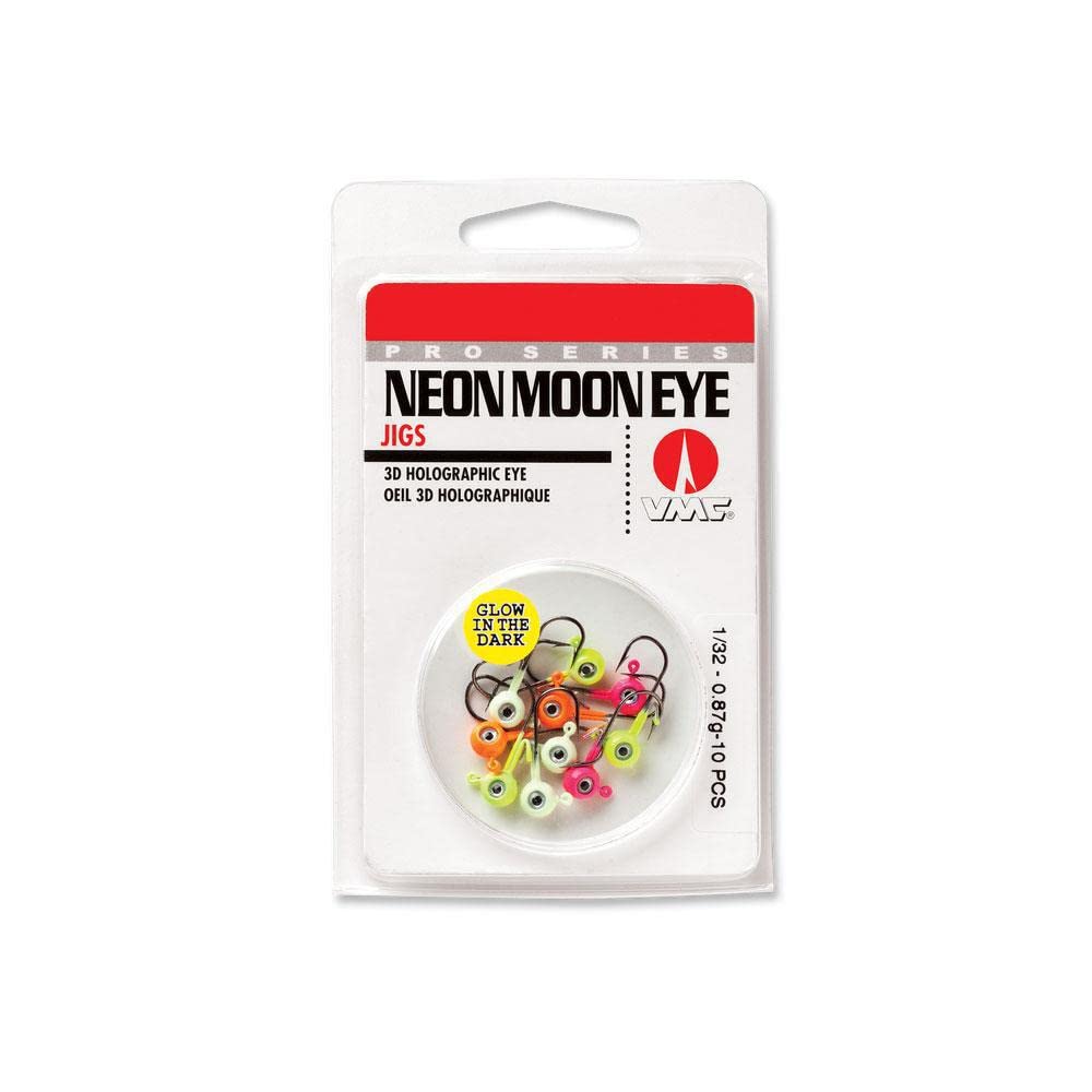 VMC Neon Moon Eye Jig Glow Kit 1/16 Assorted, view 2