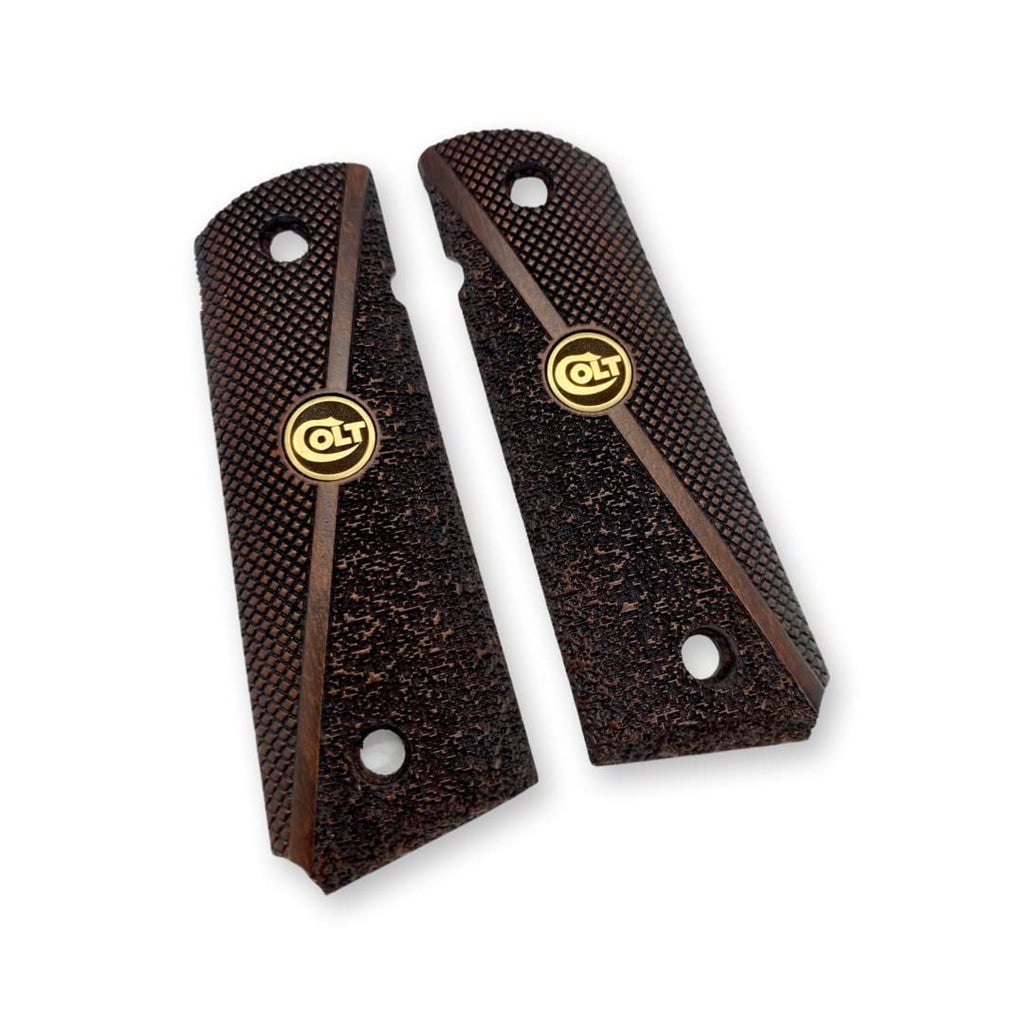 Zib Grips 1911 Original Series US Logo Wooden 1911 Grips, view 4