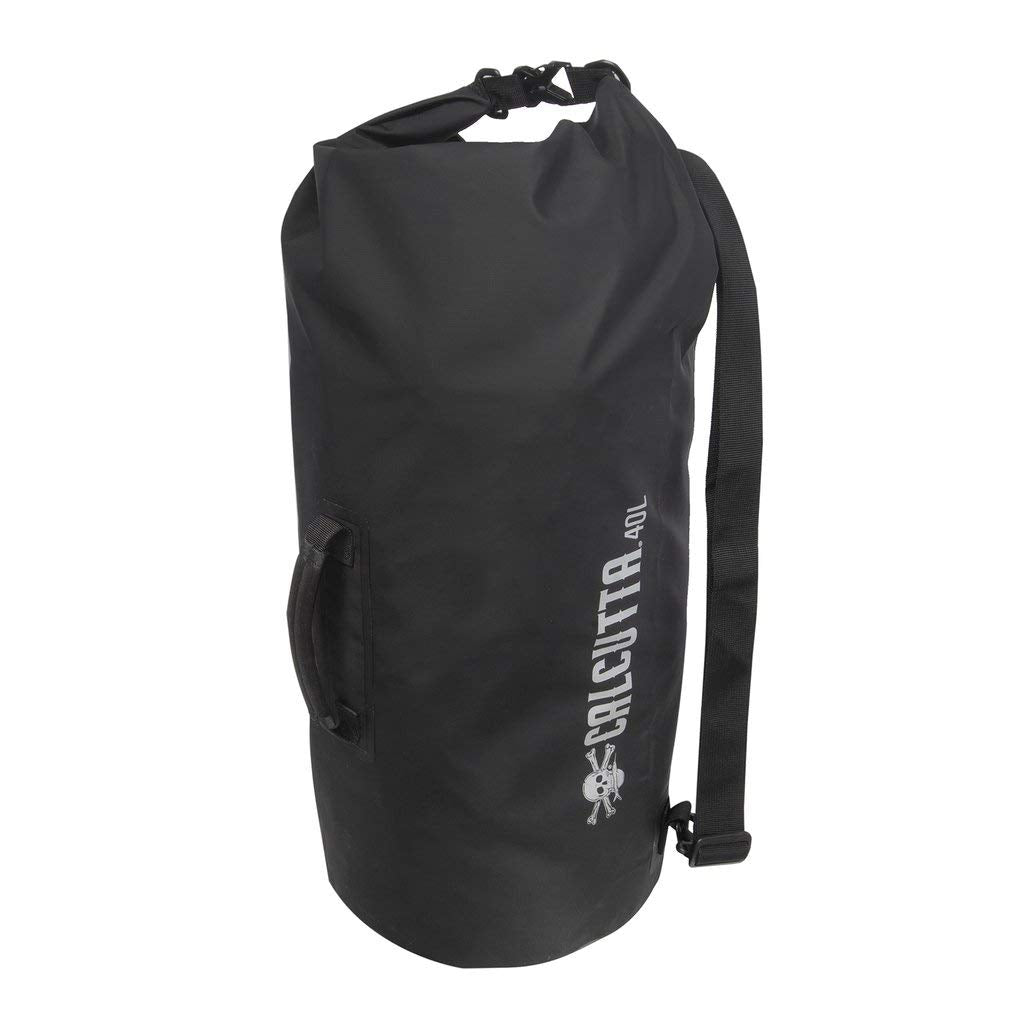 Calcutta Outdoors Waterproof Dry Bag, 40 Liter, Black – Lightweight Roll Top Gea