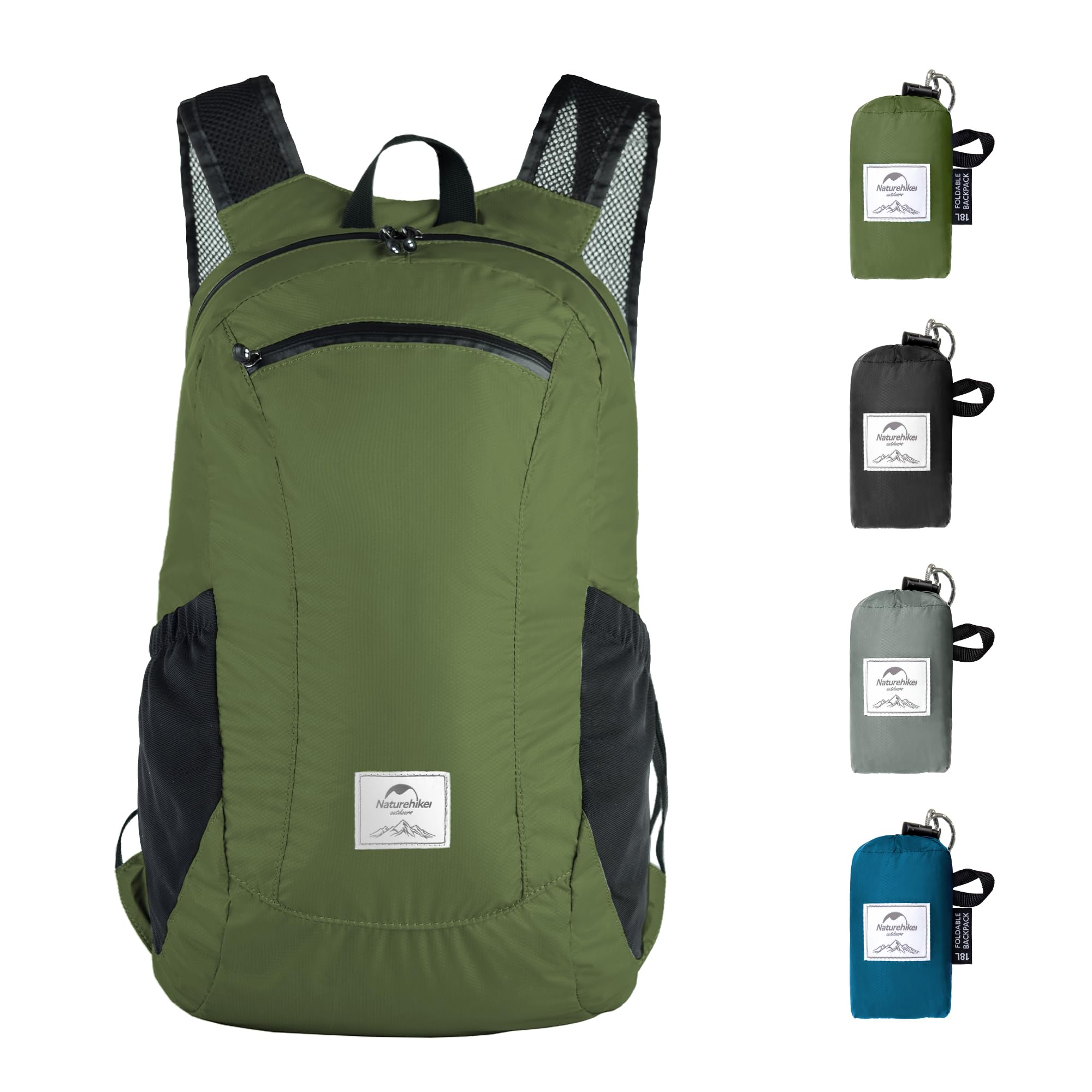 Naturehike 18L Waterproof Hiking Daypack, Lightweight Packable Backpack for Trav