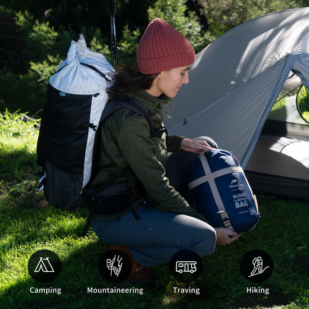 Naturehike 0 Degree Mummy Sleeping Bag for Adults, Hollow Cotton Backpacking Sle, view 7