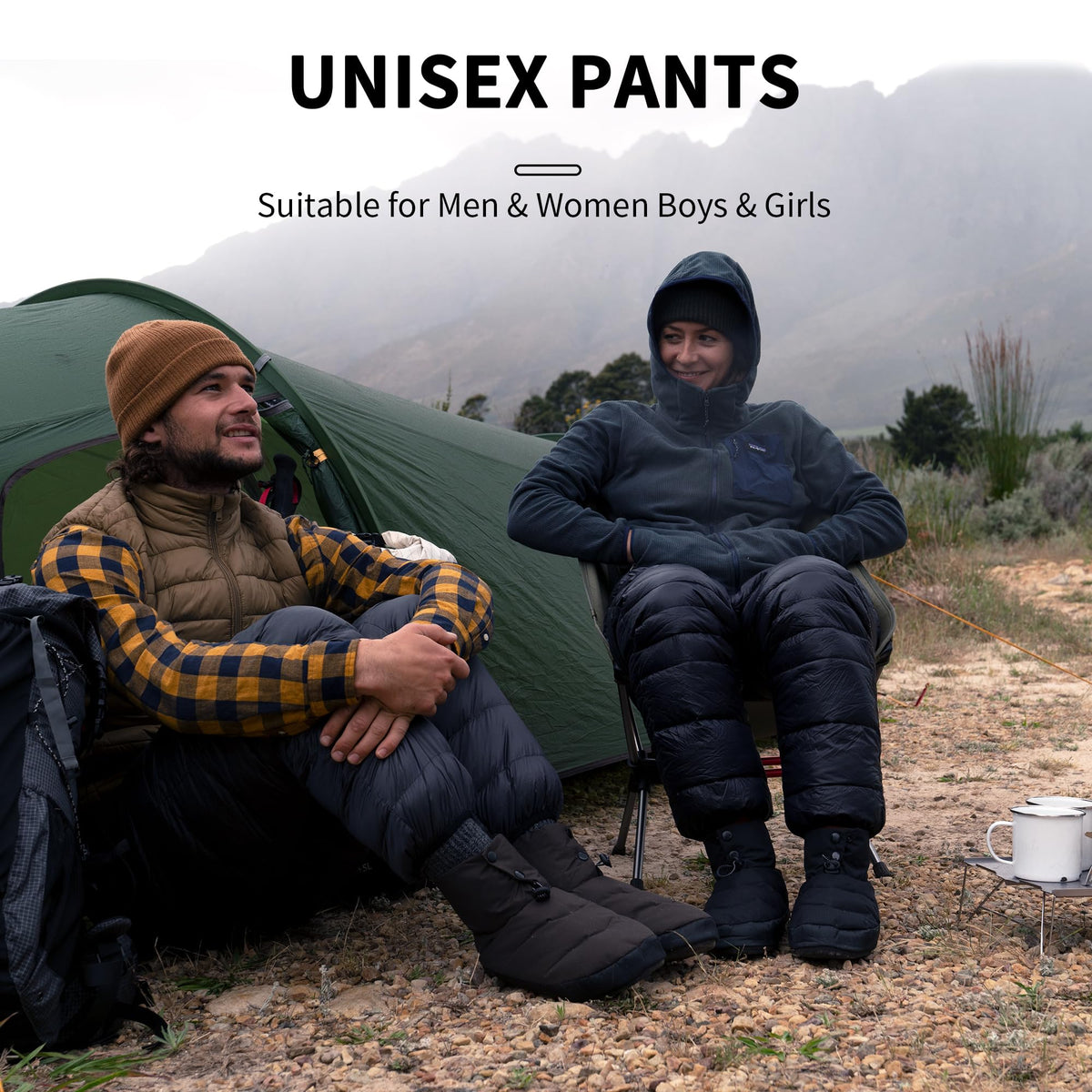 Naturehike DW Down Pants 90% Filling 800FP Warm Ligtweight Windproof Waterproof