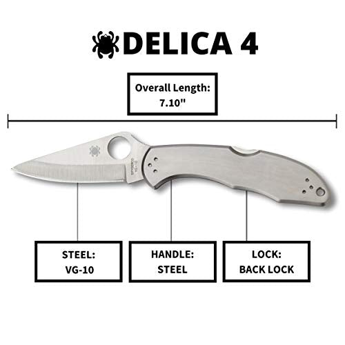 Spyderco Delica 4 Signature Knife with 2.95"