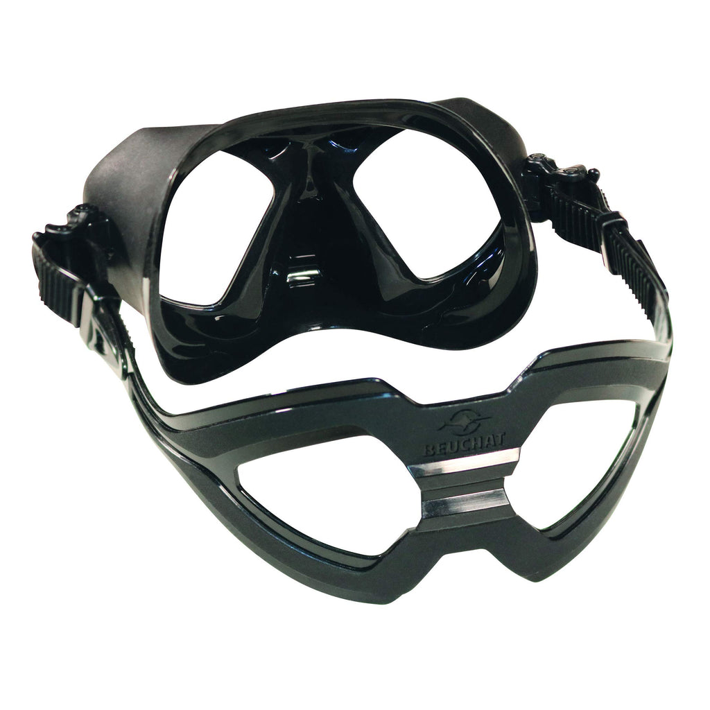 BEUCHAT Shark Stealth Mask - Black, view 4