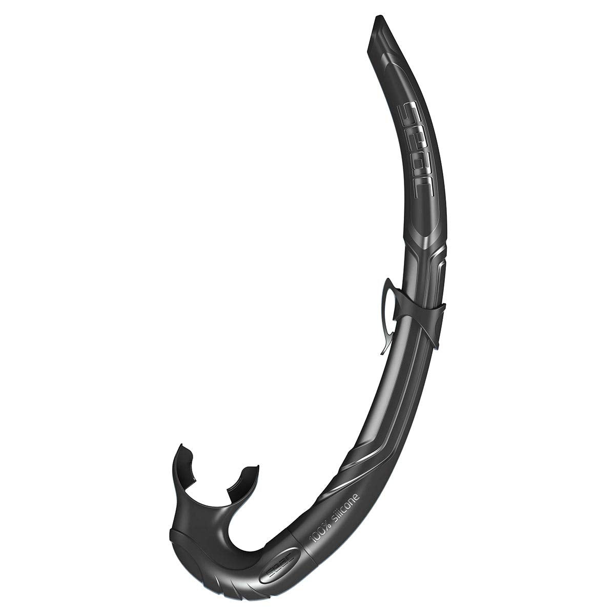 SEAC Jet Adult Scuba,Spearfishing, Freediving and Snorkeling Snorkel Camo, Grey/