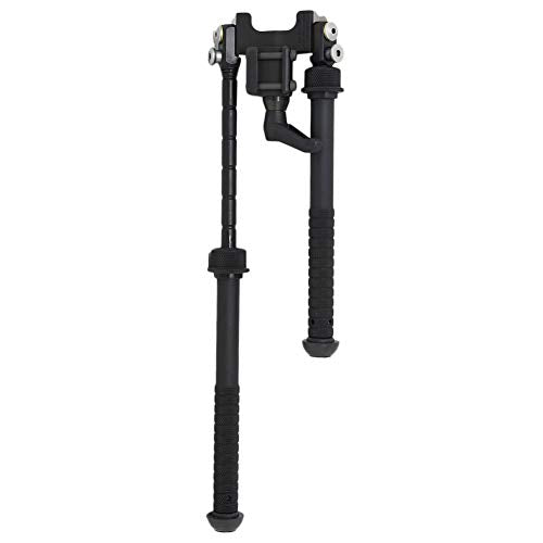 Atlas BT69 Cal Tall Bipod - Two-Screw 1913 Rail Clamp, Black