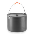 Naturehike 10.5 Quart Aluminum Hanging Pot, 6-8 Person Portable Camping Pot with