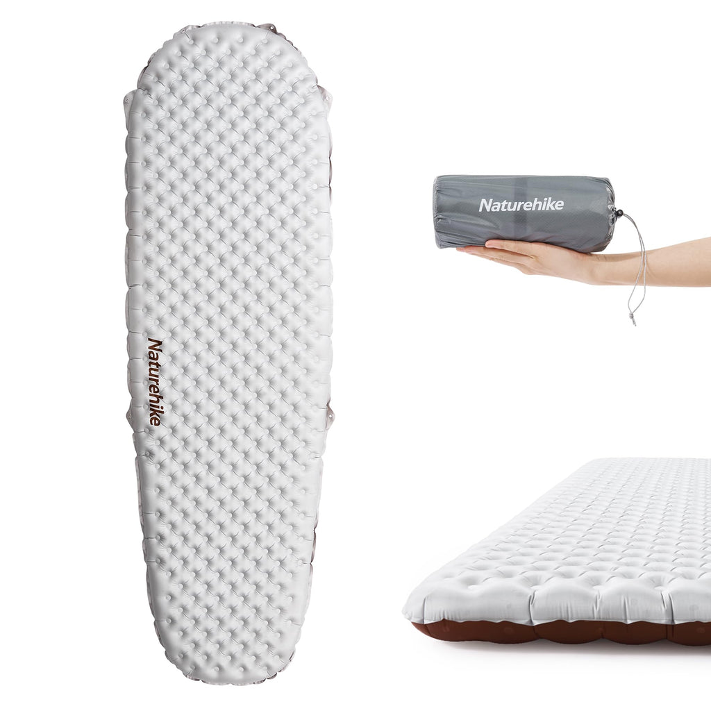 Naturehike 0.97LB Ultralight Insulated Sleeping Pad with R5.8, 3.2in Thickened P