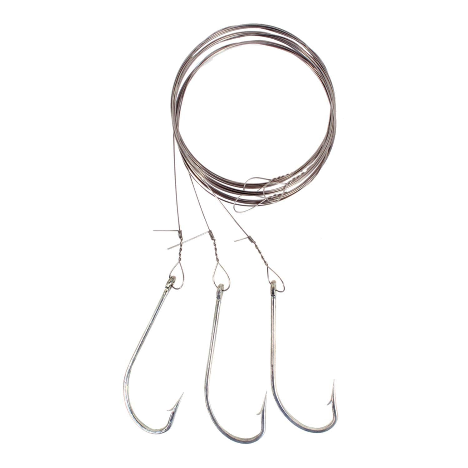 Calcutta Outdoors Ballyhoo Rigs – Monofilament/Wire Fishing Water Lure Hook Bait