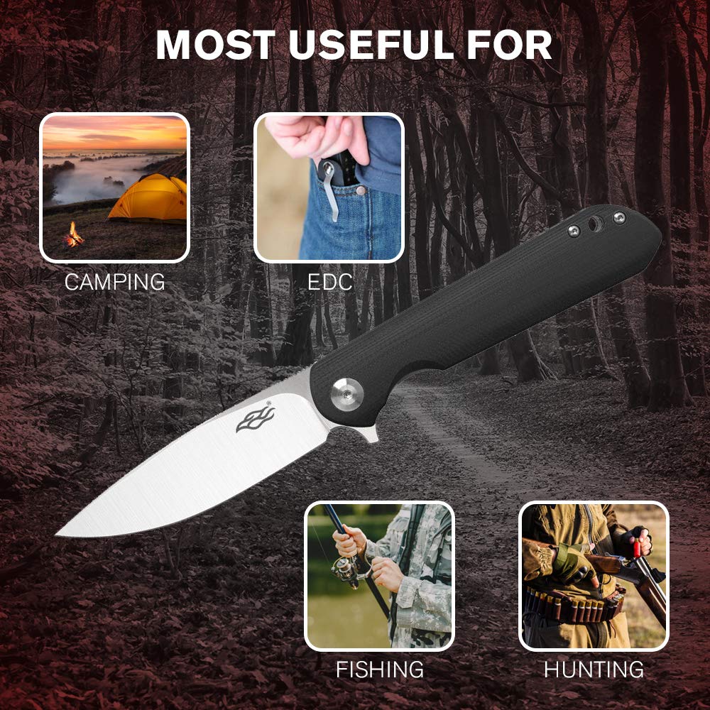 Firebird GANZO FH41S-BK Ball Bearing Pocket Folding Knife