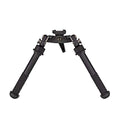 Accu-Shot Atlas BT65 Cal Bipod with Standard Two-Screw 1913 Rail Clamp, Black