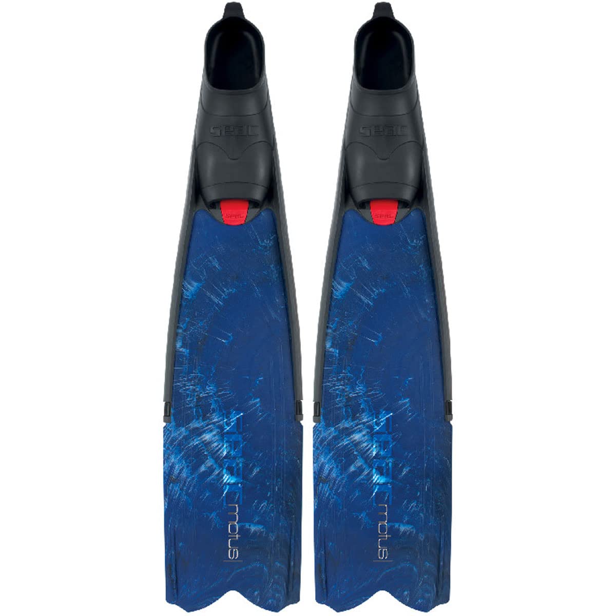 SEAC Motus Tris, Freediving and Spearfishing Set Motus Long fins, One Diving mas
