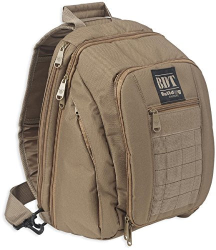Bulldog Cases Small Sling Pack Tan, 14" H x 10" W x 7" D