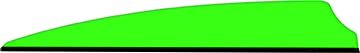 Q2i Q44053 Zeon Fusion X-II Vanes Green 3.5" Arrow (50 Pack)…