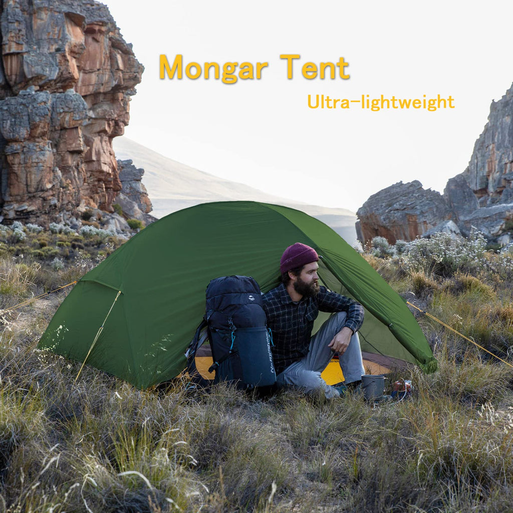 Naturehike Mongar 2 Person Backpacking Tent 3 Season Camping Ultralight Lightwei, view 2