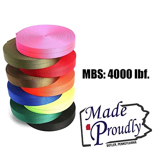 Rock-N-Rescue Professional Grade Nylon Tubular Webbing