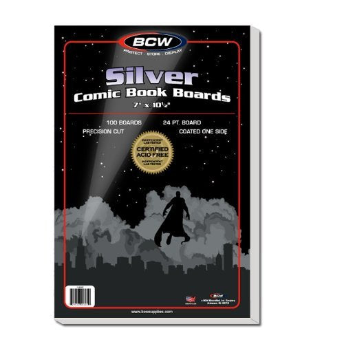 1000 Ct. Silver Comic Book Bags & Boards