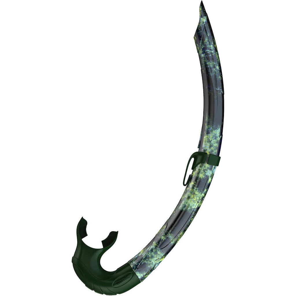 SEAC Jet Adult Scuba,Spearfishing, Freediving and Snorkeling Snorkel Camo, Green