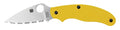 Spyderco C94SYL UK Penknife Salt Yellow LC200N
