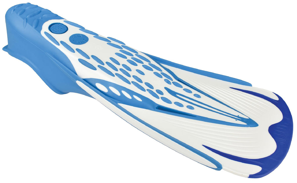 SEAC Men's Team Snorkeling Swim Fins, Blue, Small/7-7.5, view 5