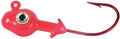 Calcutta Outdoors Grub Head 3-D Eye Jigs – 10 Pack, Fishing Bait Hook Lure Equip