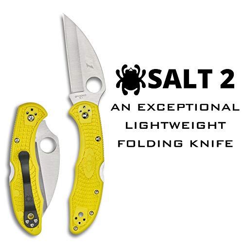 Spyderco Salt 2 Wharncliffe Folding Utility Knife with 2.9", view 2