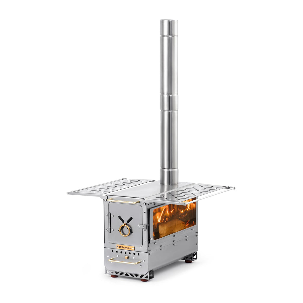 Naturehike Icefield Hot Tent Stove, Tabletop Camping Stove with Chimney Pipes, O