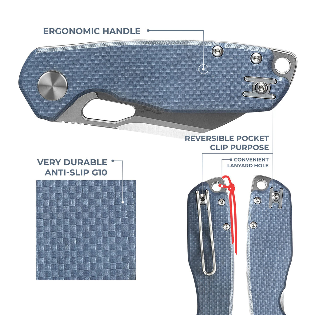 Firebird GANZO FH924-GY Ball Bearing Pocket Folding Knife, view 3